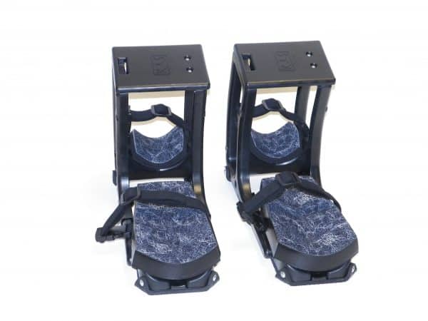Front view of 1-pair K2S-1000 Kraft Seat with K2S-100 Knee Pads attached